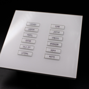 Interruptor 4x4 - Tecnologia Pulsador Tecla ZIGBEE