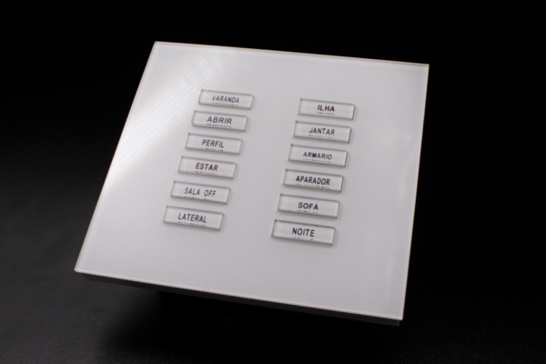 Interruptor 4x4 - Tecnologia Pulsador Tecla ZIGBEE